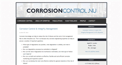 Desktop Screenshot of corrosioncontrol.nu